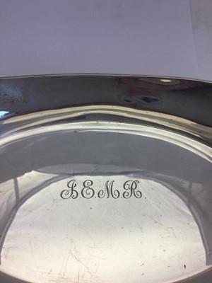 Lot 2102 - A Pair of George V Silver Dishes