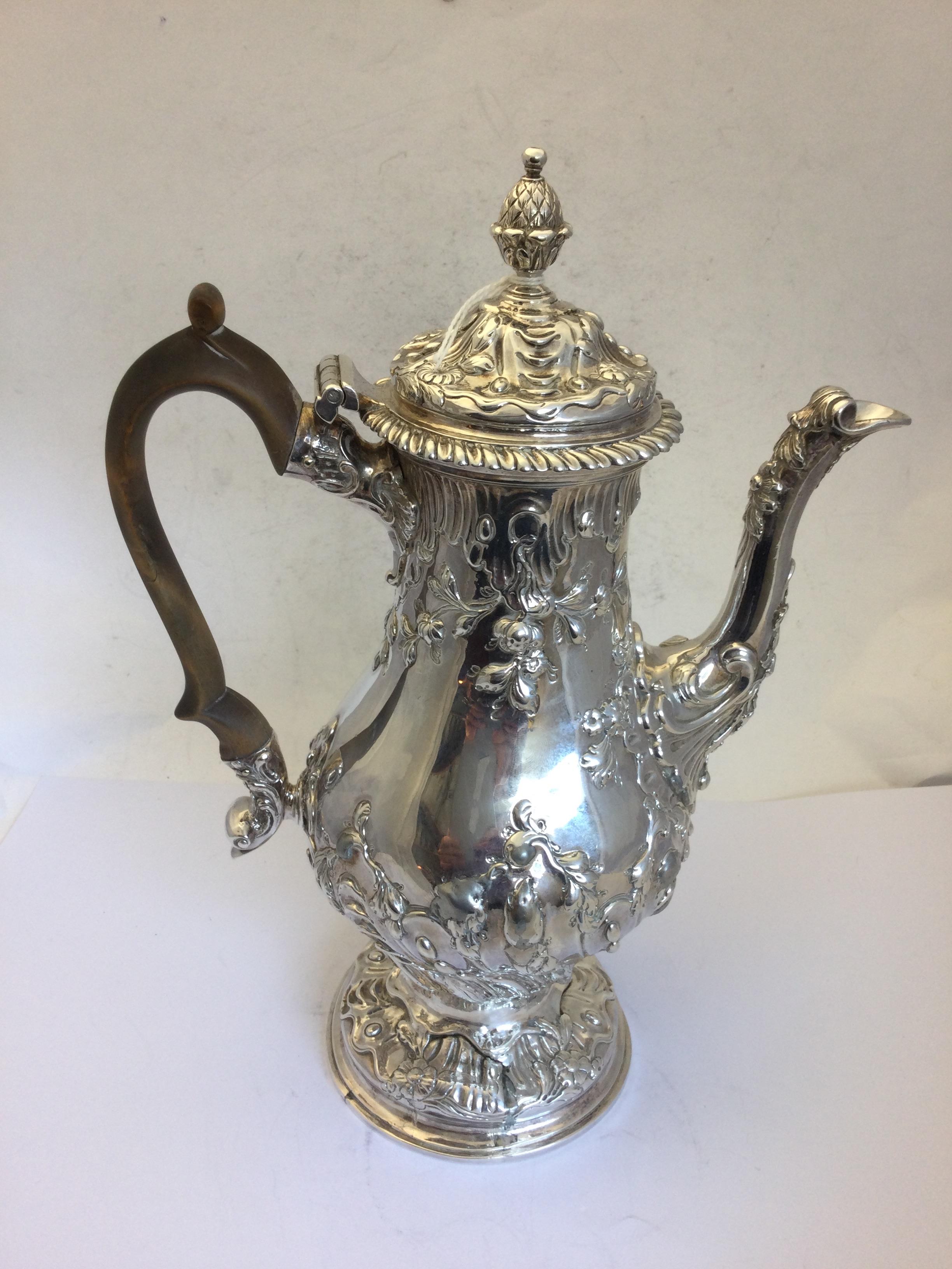 Lot 2004 A III Silver CoffeePot,