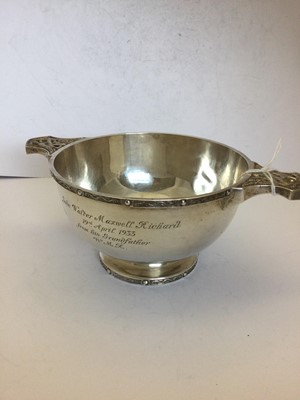 Lot 2099 - A George V Scottish Silver Quaich