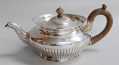 Lot 18 - A George III Silver Teapot, by Henry Nutting,...