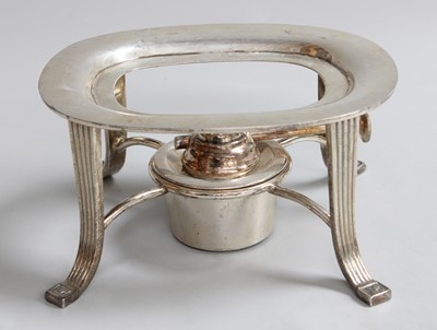 Lot 30 - A George V Scottish Silver Stand and Lamp, by...