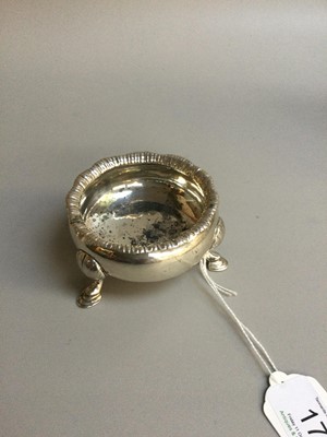 Lot 17 - A George II Scottish Silver Salt-Cellar, by...
