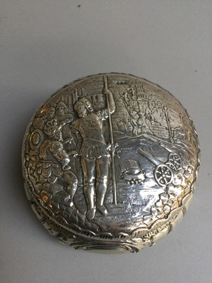 Lot 19 - A German Silver Dressing-Table Box, Marked...