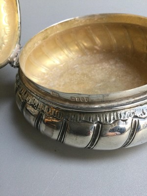 Lot 19 - A German Silver Dressing-Table Box, Marked...