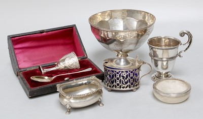 Lot 86 - A Collection of Assorted Silver, including a...