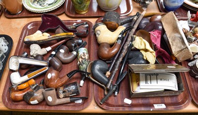 Lot 254 - A Collection of Pipes, 19th century and later,...