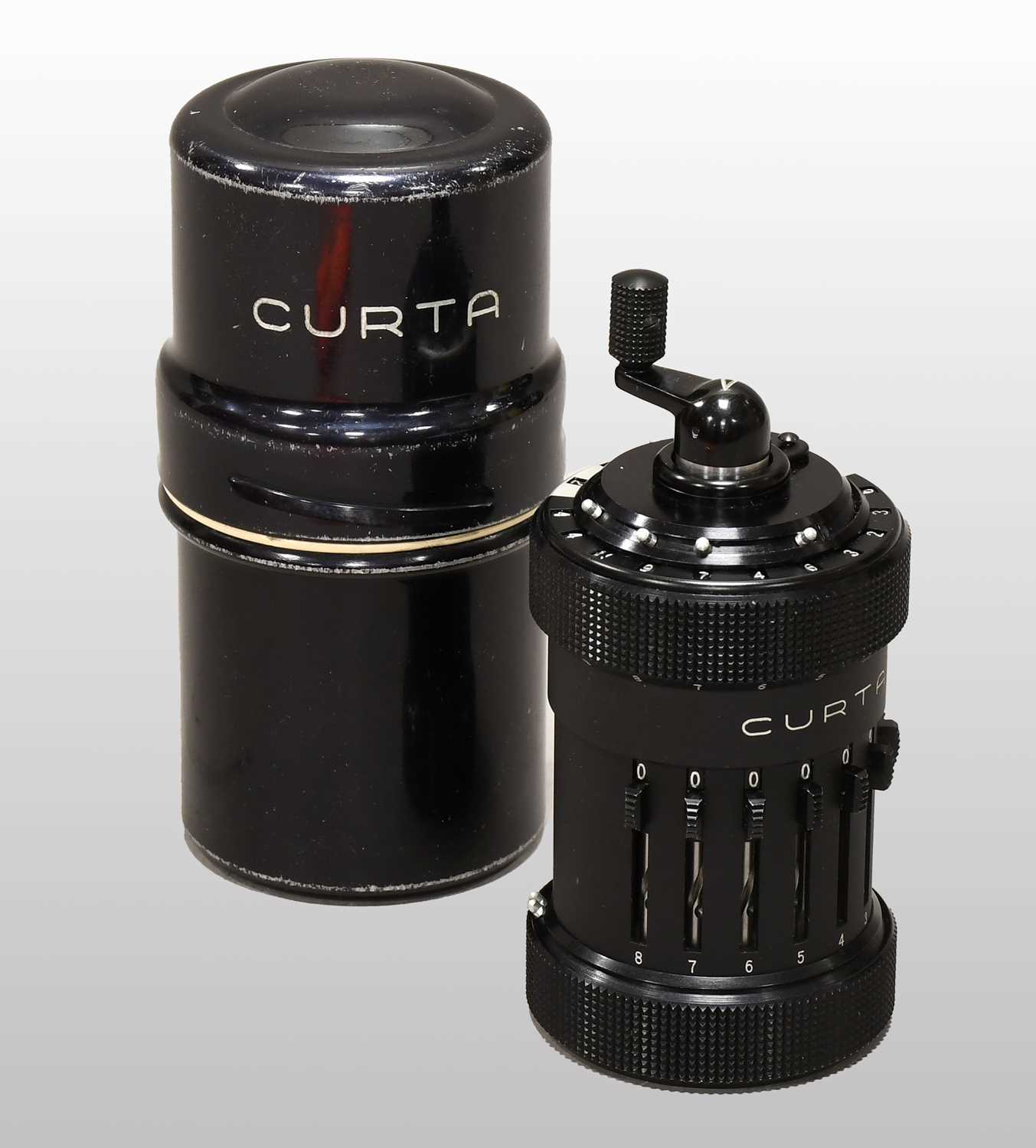 Lot 159 Curta Type I Calculator lot-159-curta-type-i-calculator