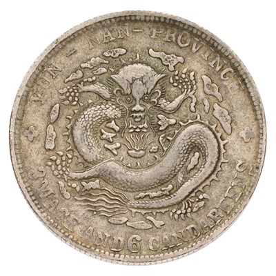 Lot 157 - China, Yunnan, 50 Cents, undated (1908),...