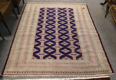 Lot 1153 - Afghan "Bukhara" Rug of Unusual Size, the...