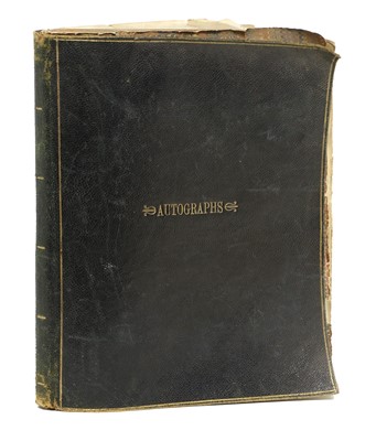 Lot 108 - Victorian Autograph Album. A Victorian...