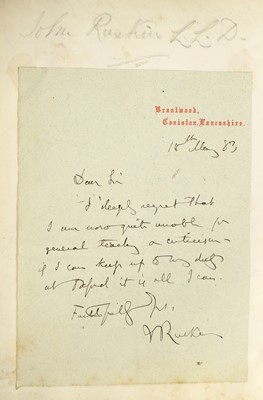 Lot 108 - Victorian Autograph Album. A Victorian...