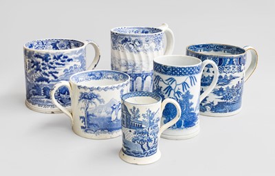 Lot 89 - Ten Various Pearlware and Pottery Mugs, early...