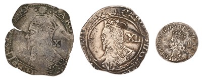 Lot 50 - Charles I, Shilling, 5.65g, mm. triangle in...