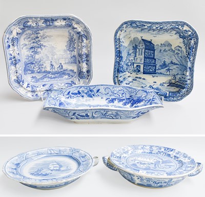 Lot 80 - A Spode Pearlware Warming Plate, circa 1820,...