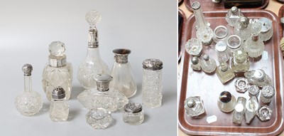 Lot 68 - A Collection of Assorted Silver-Mounted Glass...