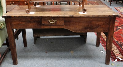 Lot 1324 - A French Game Preparation Table, with fitted...