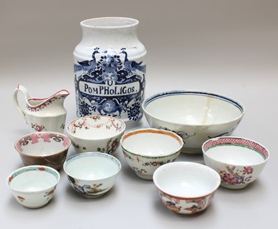 Lot 241 - A Dutch Delft Albarello, 18th century,...