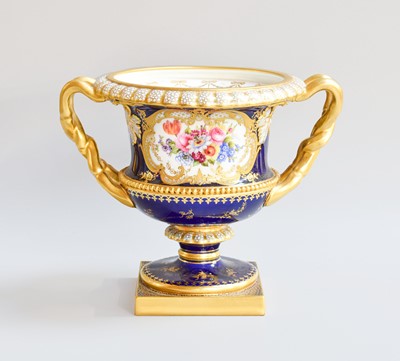 Lot 278 - A Royal Worcester Porcelain Warwick Vase, 1911,...