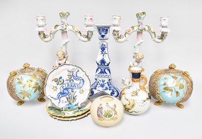 Lot 112 - Various European and Other Porcelain Including:...