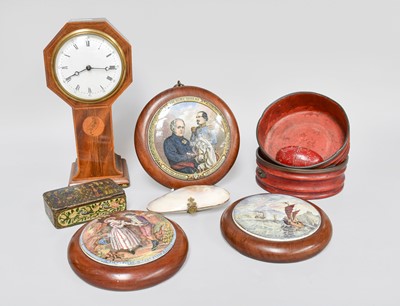 Lot 129 - Miscellaneous Items Including: a pair of red...