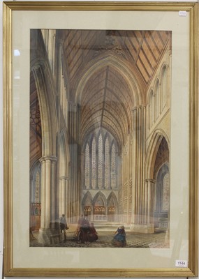 Lot 1144 - David Roberts RA (1796-1864) Cathedral...