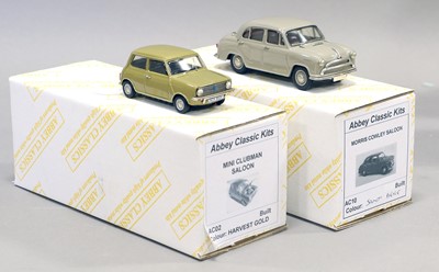 Lot 330 - Abbey Classic Kits Two 1:43 Scale Models