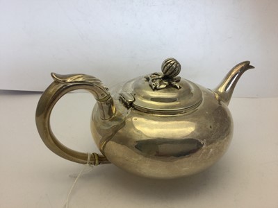 Lot 117 - A Victorian Silver Teapot, by Charles Gordon,...