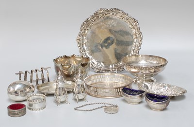 Lot 84 - A Collection of Assorted Silver and Silver...