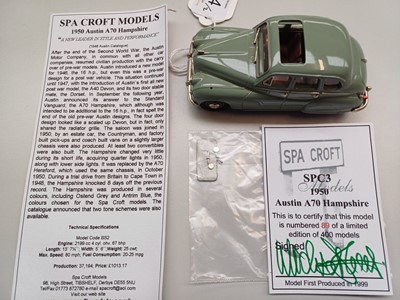 Lot 434 - Spa Croft Models Two Limited Edition Models