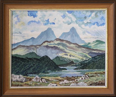 Lot 1100 - Walter Atkinson (1908-2000) Aysgarth Falls,...