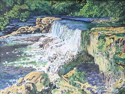 Lot 1100 - Walter Atkinson (1908-2000) Aysgarth Falls,...