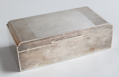 Lot 37 - An Elizabeth II Silver Cigarette-Box, by...