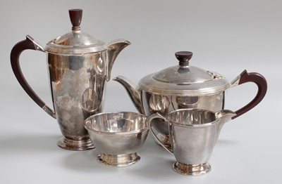 Lot 4 - A Four-Piece Elizabeth II Silver Tea-Service,...