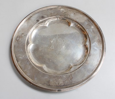 Lot 33 - A Victorian Silver Paten, by Henry Wilkinson...