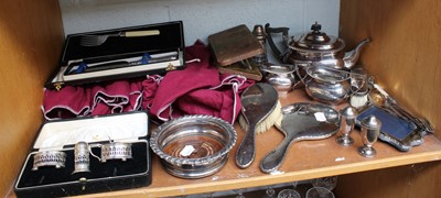 Lot 163 - A Collection of Assorted Silver and Silver...