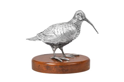 Lot 2093 - A German Silver Model of a Woodcock