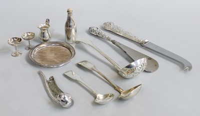 Lot 110 - A Collection of Assorted Silver, including a...