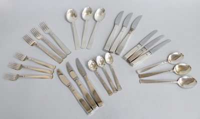 Lot 97 - A Swedish Silver Part Table-Service, by...