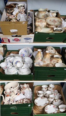 Lot 325 - Masons pottery, Royal Albert tea sets, Crown...