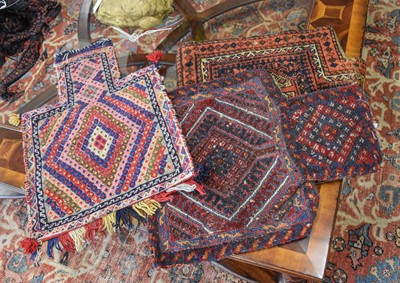 Lot 1147 - Senneh Kilim, the forest green field of...