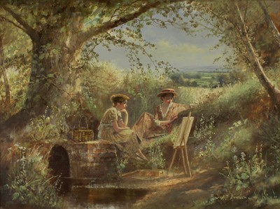 Lot 1088 - Paul Attfield (b.1950) The Artist Signed, oil...