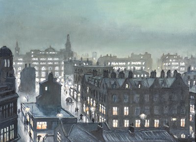 Lot 1079 - Steven Scholes (b.1952) "Manchester from the...