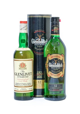 Lot 3179 - Glenlivet 12 Year Old Unblended All Malt...