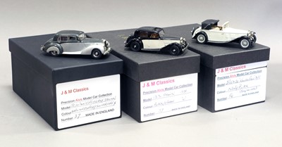 Lot 350 - J&M Classics  Alvis Model Collection