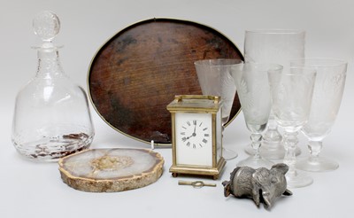 Lot 124 - Various 19th Century Etched GlassIncluding a...