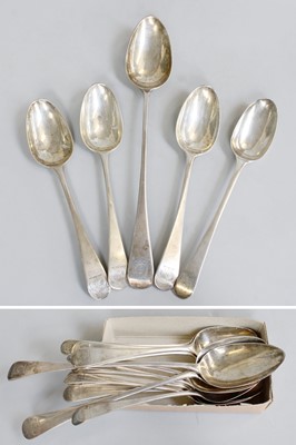 Lot 108 - A Collection of George III Silver Flatware, by...