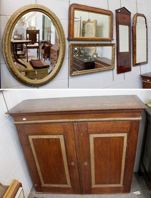 Lot 1256 - Five Various 19th Century and Later Mirrors,...