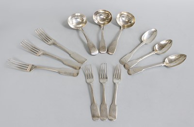 Lot 90 - A Collection of George III and Later Silver...