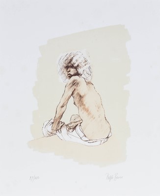 Lot 1071 - Ralph Brown (1928-2013) Seated nude Signed and...