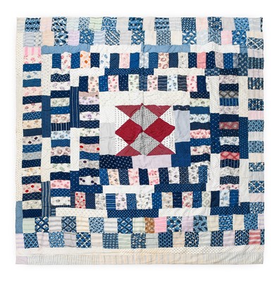 Lot 2074 - Late 19th Century Patchwork Quilt, including...